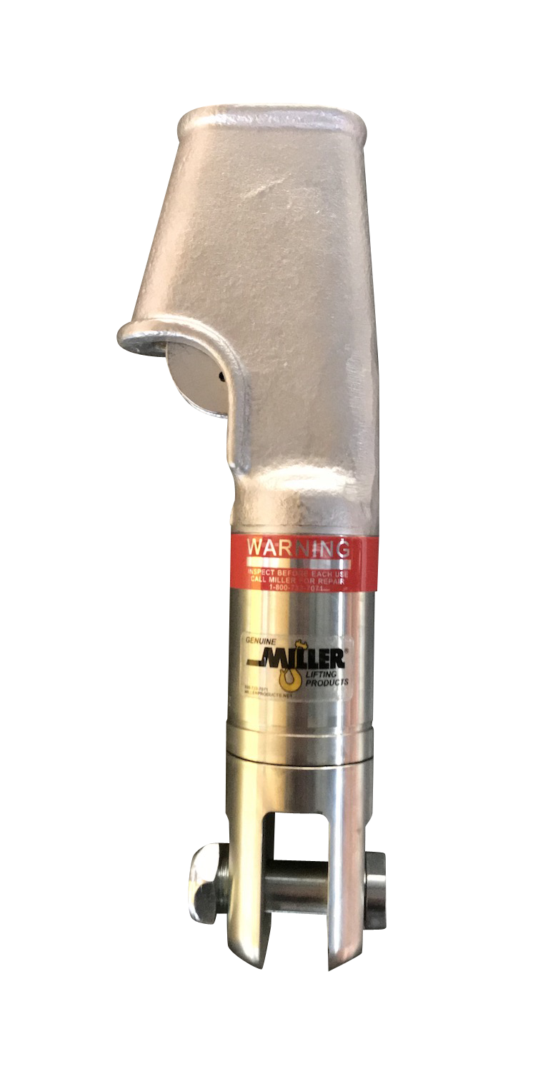 Miller Angular Contact Ball Bearing Swivel Model G-711 Wedge to Jaw WLL 10 tons