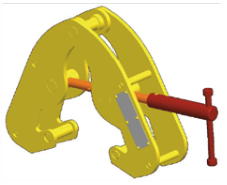 11.5" MAX SLIP OVER WIDTH 2,240# BEAM CLAMP WIDE (13510)
