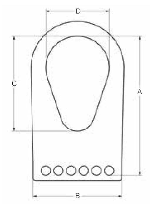 9/32" 3-LEG GRADE 80 ALLOY CHAIN MESH TRIANGLE (18984)