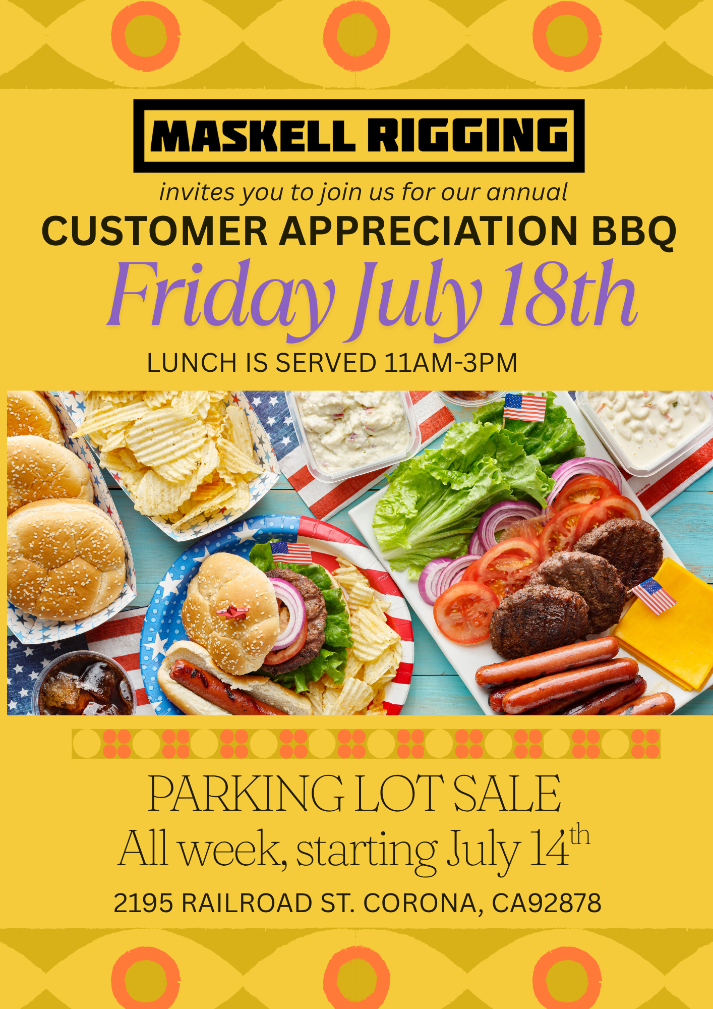 Join us on Friday, July 18th