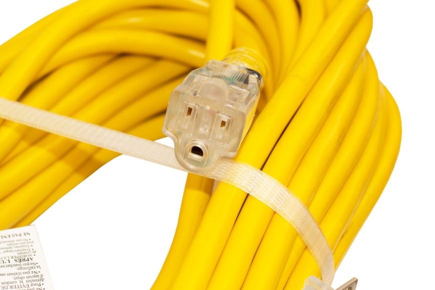 50 ft. 12/3 Heavy Duty Indoor/Outdoor Tri Tap Extension Cord WITH LIGHT (29-EC1250T)