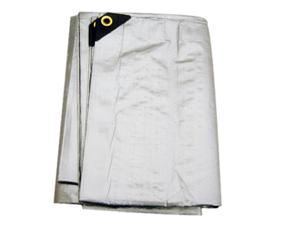10" x 16" Heavy Duty Silver Tarp