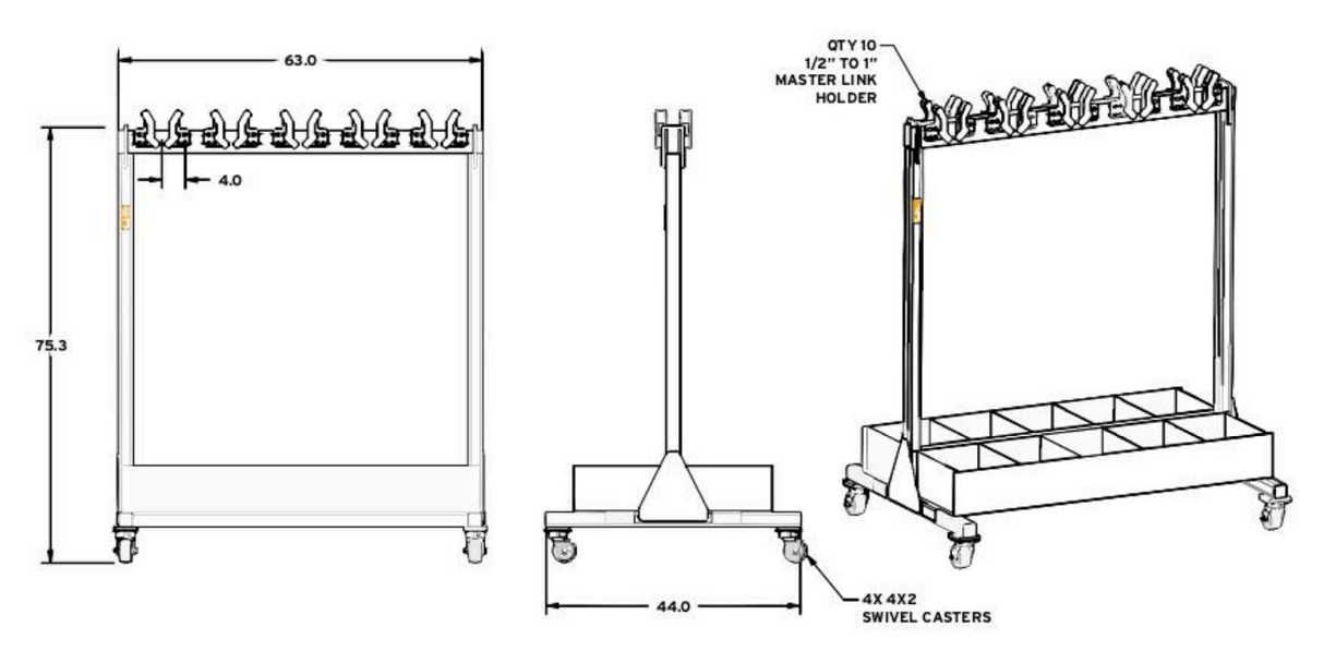800# 5 ML HOLDERS PER SIDE, BOX (26342)