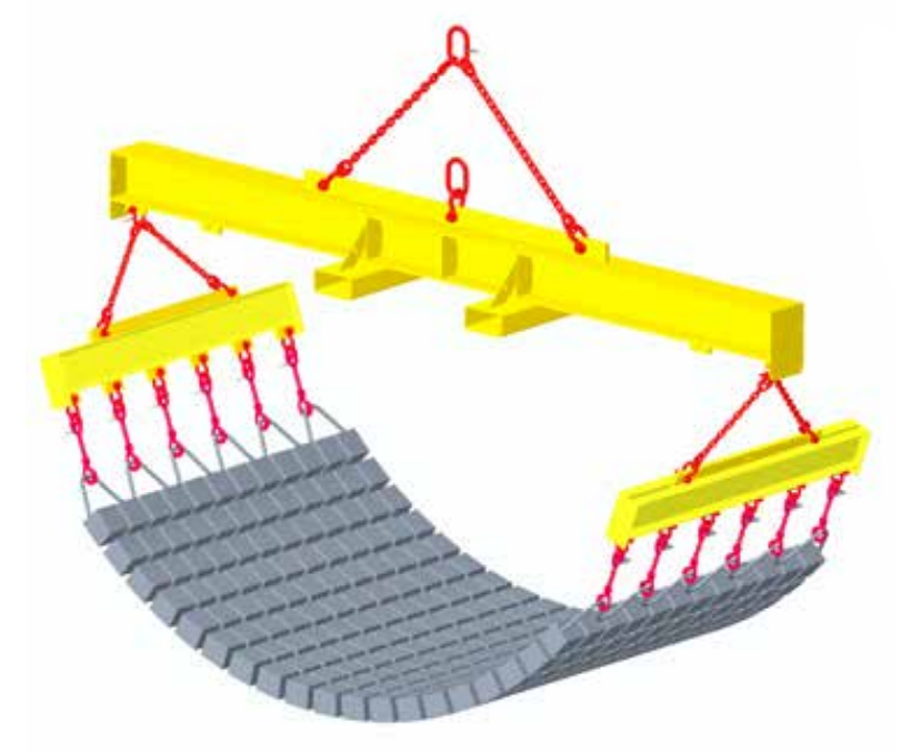 LOW HR VERSION EROSION CONTROL MAT LIFTING BEAM (26302)