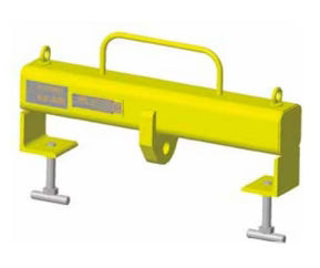 10,000# SGL HOOK FORKLIFT BEAM INSIDE SHACKLE MOUNT (11620)