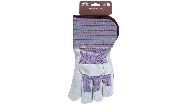 Split Leather Palm Gauntlet Cuff- hang Tagged -XL (GL1002WHTXL) Per 12