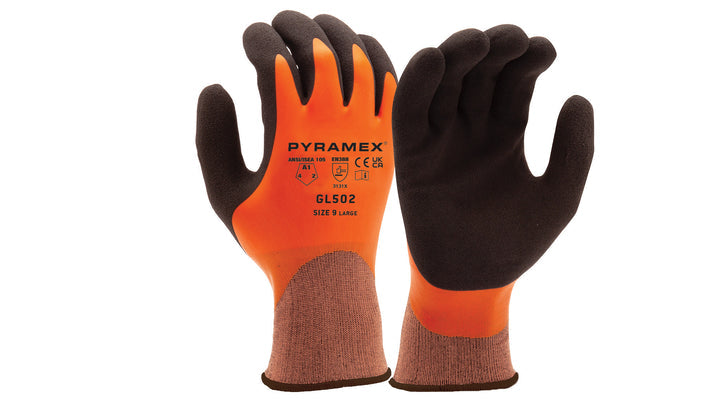 Glove full drip sandy latex liquid proof - medium (GL502M) Per 12