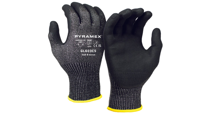 Microfoam Nitrile Glove - size Large (GL603C5L) Per 12