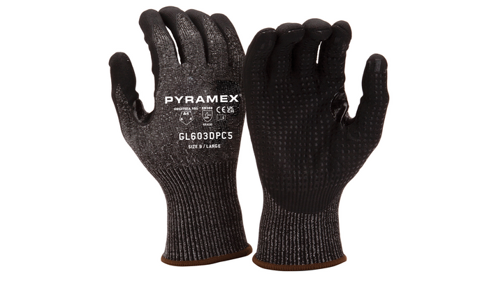 Glove nitrile A4 dots thumb crotch - 2X large (GL603DPC5X2) Per 12