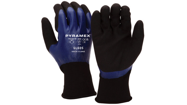 Glove full drip sandy nitrile liquid proof - 2X large (GL605X2) Per 12