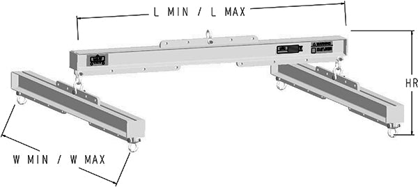 1,000 lbs 6' Economy H-Beam 4' Wide By 6' Long (17563)