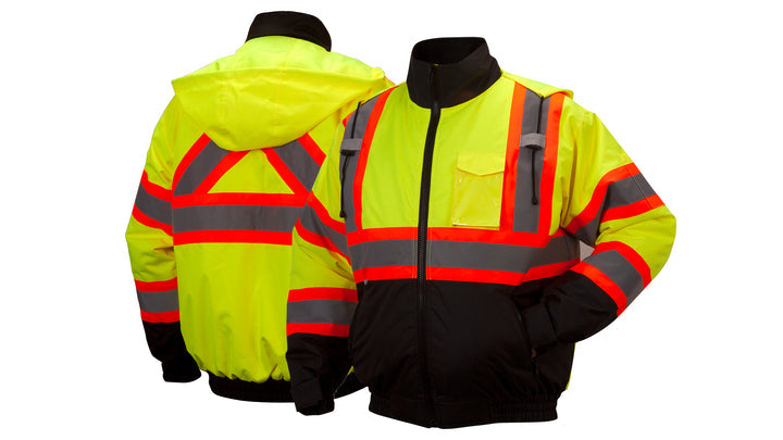 Lime Canadian jacket in lime - large (RCJ3210L) Per 1