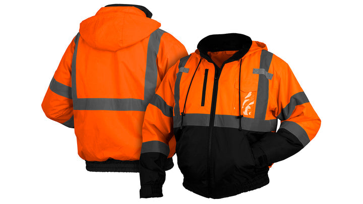 Orange Hi-Vis Orange Bomber Jacket - Size 4X Large (RJ3120X4) Per 1