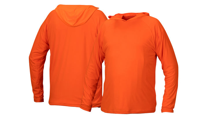Orange Long Sleeve Pullover Hoodie - Orange -X2 (RLPH120NSX2) Per 5