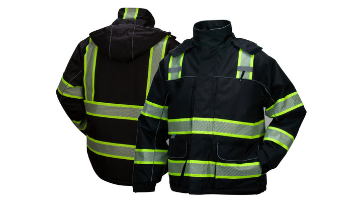 Black Class 1 Parka - Black - X3 Large (RPB3511X3) Per 1