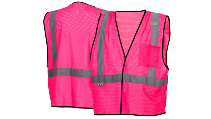 Pink Pink Vest- Enhanced Visibility w/Reflect Small/Med (RV1270S-M) Per 5