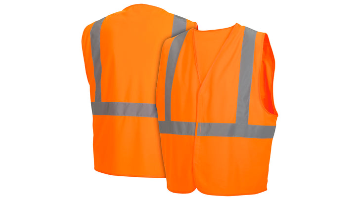 Orange Hi-Vis orange vest with plain bag - Size 3X Large (RVHL2920X3) Per 1