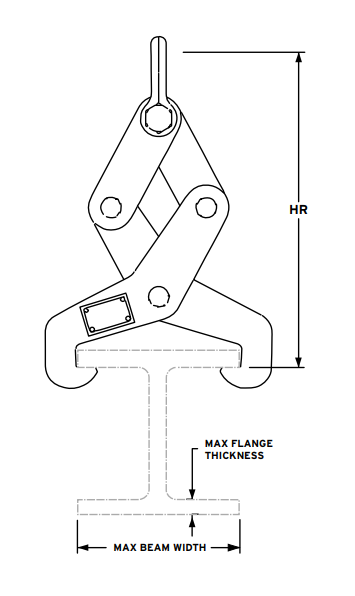 7.5-10" 6,000# BEAM TONG (25894)