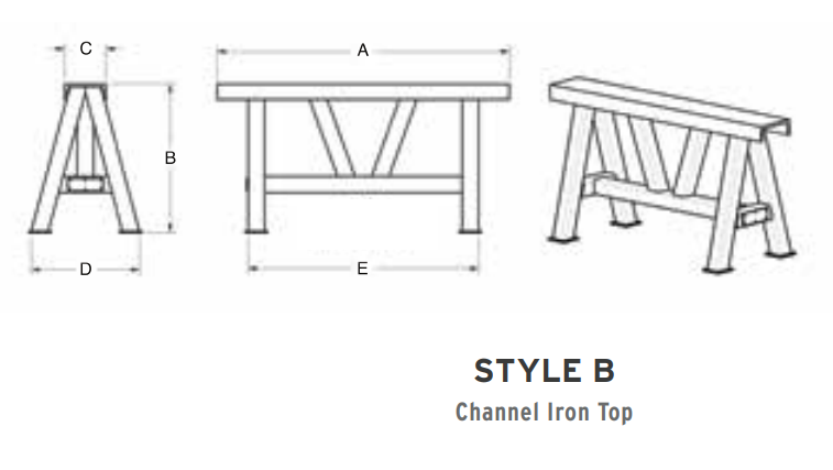 10,000# STYLE B MAT STAND 32" TALL 35.5" WIDE (15312)