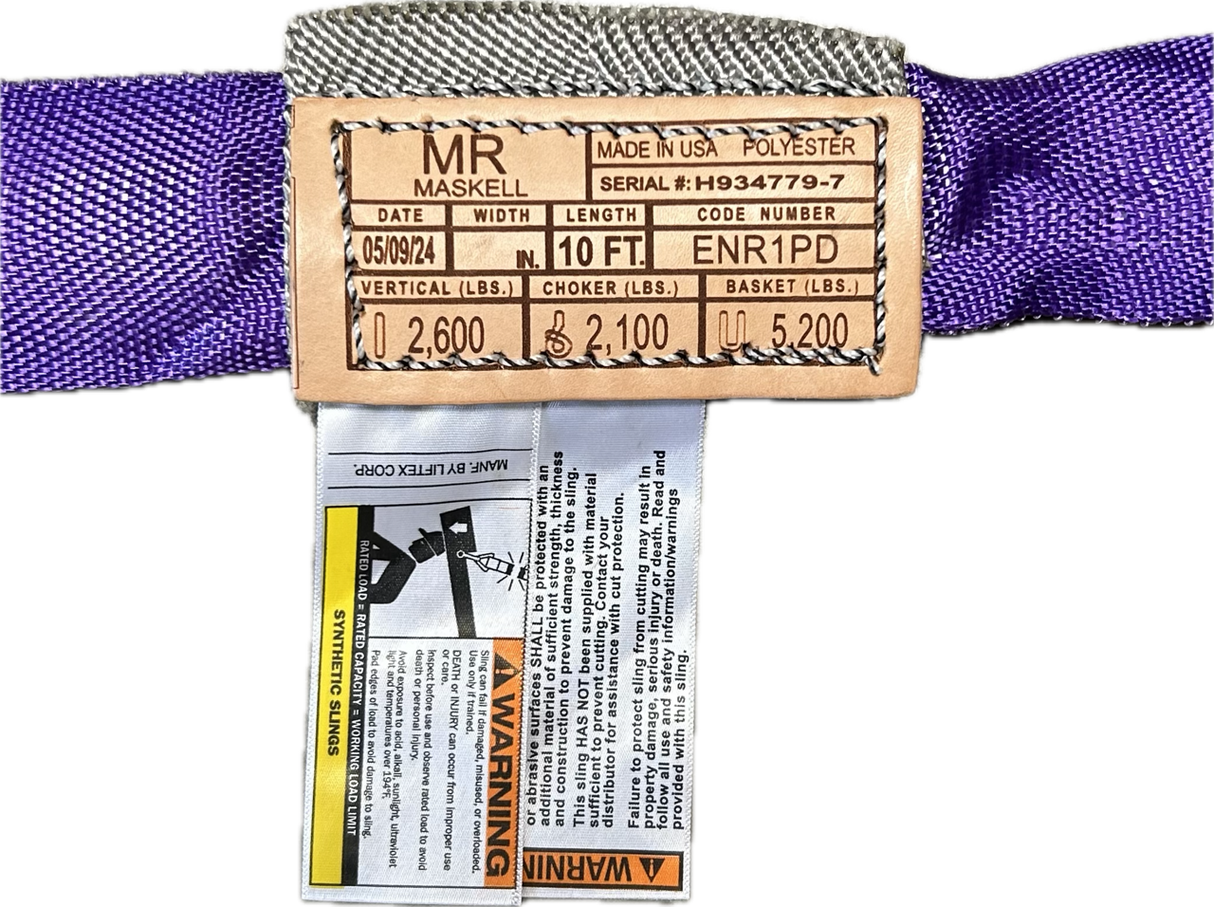 Purple 2ft Endless Round Slings