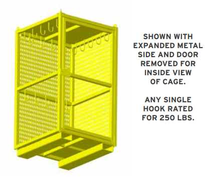 RIGGING CAGE 2,000 LB WLL 79x42X42" (25188)