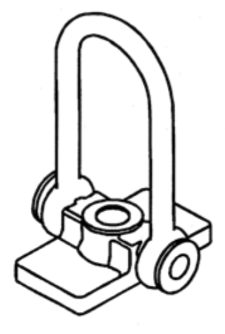 1" Swivel Single Lifting Plate