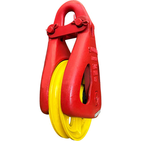 Skookum T Series 8 Ton 8" Cast Half Sided Block with SWIVEL HOOK