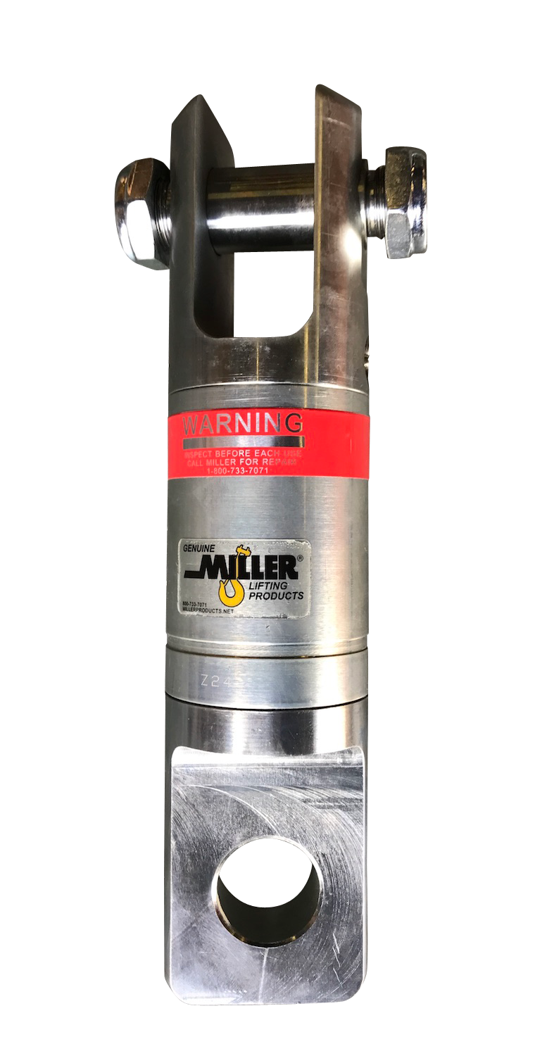 Miller Angular Contact Ball Bearing Swivel Model BB-112 Jaw to Eye WLL 0.75 tons