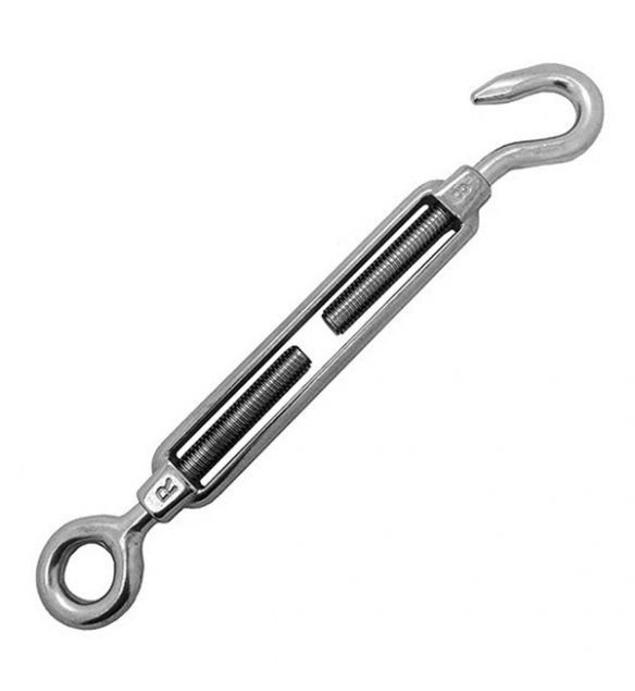 5/8" X 12" Turnbuckle Eye & Hook HDG