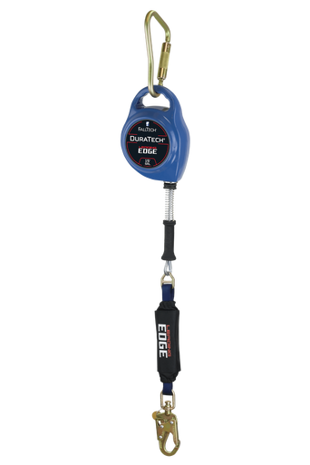 15' Leading Edge 7/32" Galv Cable SRD DuraTech w/Steel Swivel Snaphook (PN 7226CLE)