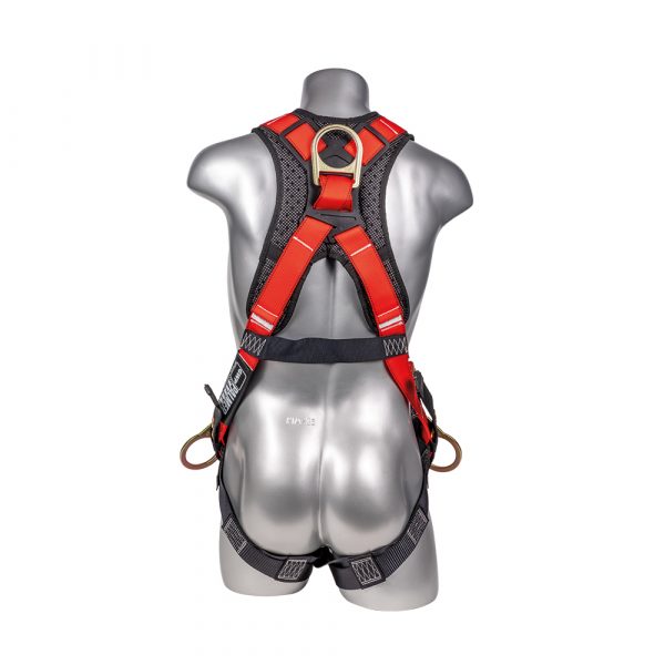 HARNESS 5PT., GROMMET LEGS, PADDED BACK, BACK/SIDE D-RINGS (H21210111)