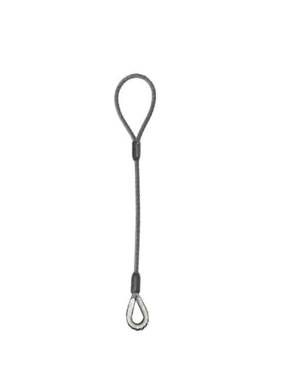 Single-leg Eye & Thimble Wire Rope Sling