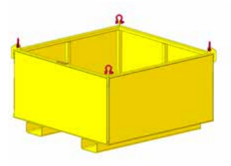 Material Baskets - Fixed Sides