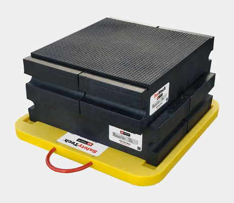 Outrigger Pads with Interlocking Slots