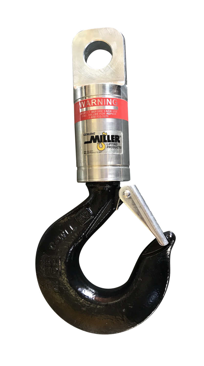 Miller Angular Contact Ball Bearing Swivel Model HH-215 Eye to Hook WLL 35 tons