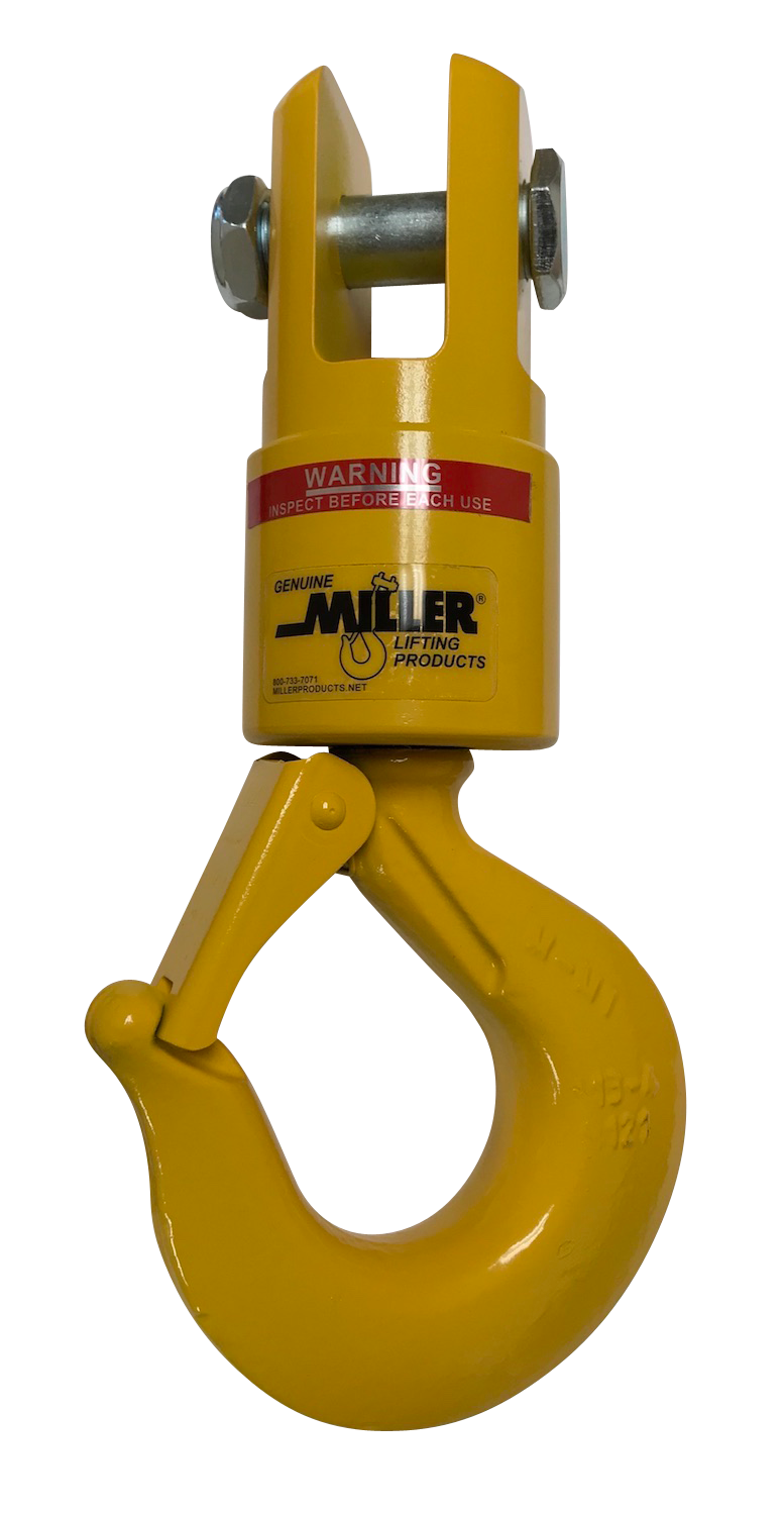 Miller Econo-Link Thrust Bearing Swivel Model 3E185 Jaw to Hook WLL 3 tons