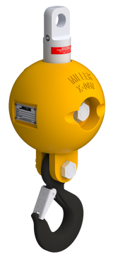 Miller Overhaul Ball Assembly, Model HB16-2GN, Type-Eye to Hook, Swivel Model: G-212-2, WLL 10 TON; WT 600 LBS