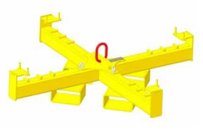 4,400 LB X UNIVERSAL FORK LIFT BULK CONTAINER BEAM (25888)