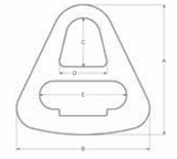 6" ALUMINUM CHOKER BREAK STRENGTH 48,500# (11476)