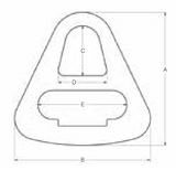 2" ALUMINUM CHOKER BREAK STRENGTH 16,800# (11473)