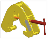 14" MAX SLIP OVER WIDTH 4,480# BEAM CLAMP WIDE (13553)