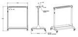 800# 13 PIN PER SIDE, TRAY  (26341)