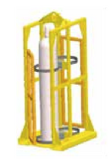 750# 2-TANK BOTTLE LIFTER WITH STRAPS AND LOCKING DOORS (16307)