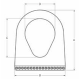 4" WIRE MESH TRIANGLE 4,800# WLL VERTICAL (17884)