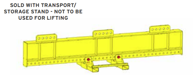 MAX PICK 240" X 80,000 LBS HD UNIVERSAL RIGGING BEAM (26657)