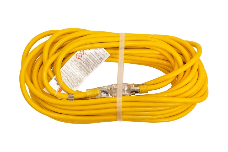 50 ft. 12/3 Heavy Duty Indoor/Outdoor Tri Tap Extension Cord WITH LIGHT (29-EC1250T)