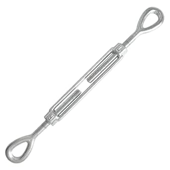 Chicago 7/8" X 12"  EYE & EYE SELF GALVANIZED TURNBUCKLE (01315 4)