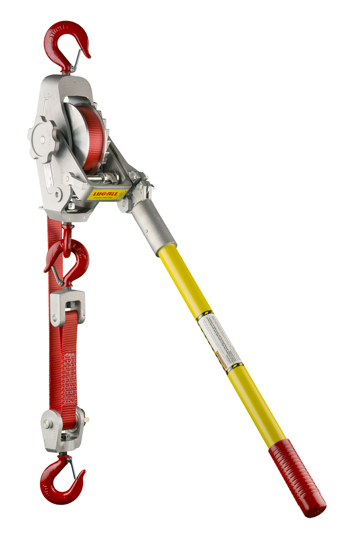 Lug-All 3/4 Ton X 16' Lightweight Medium Frame Web Strap Hoist (35-A)