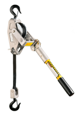 Lug-All 1/4 Ton X 17' Lightweight Small Frame Web Strap Hoist (500-A-FH)