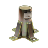 Floor-mount Plated Steel Bolt-on Fixed Davit Base (65060FMZ)